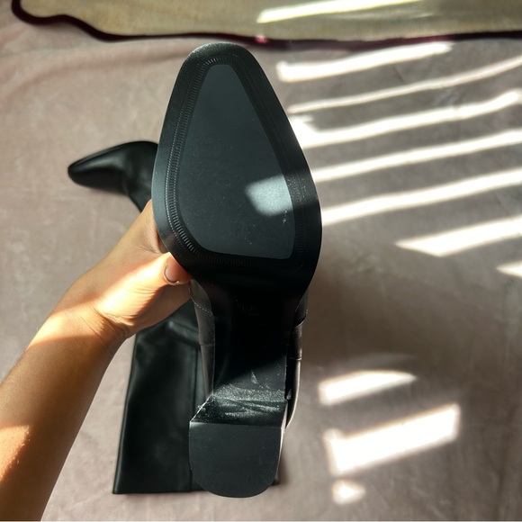 Massimo Dutti Leather High-Heel Boots - Picture 5 of 13